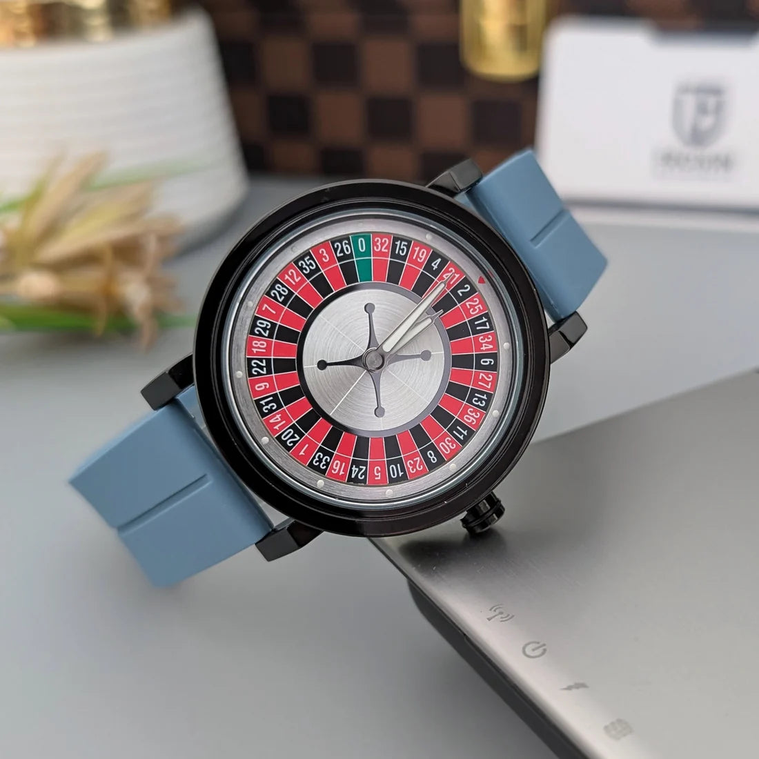 Casiono Watch With Rotating Dial