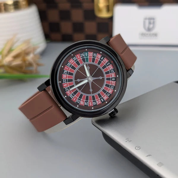 Casiono Watch With Rotating Dial
