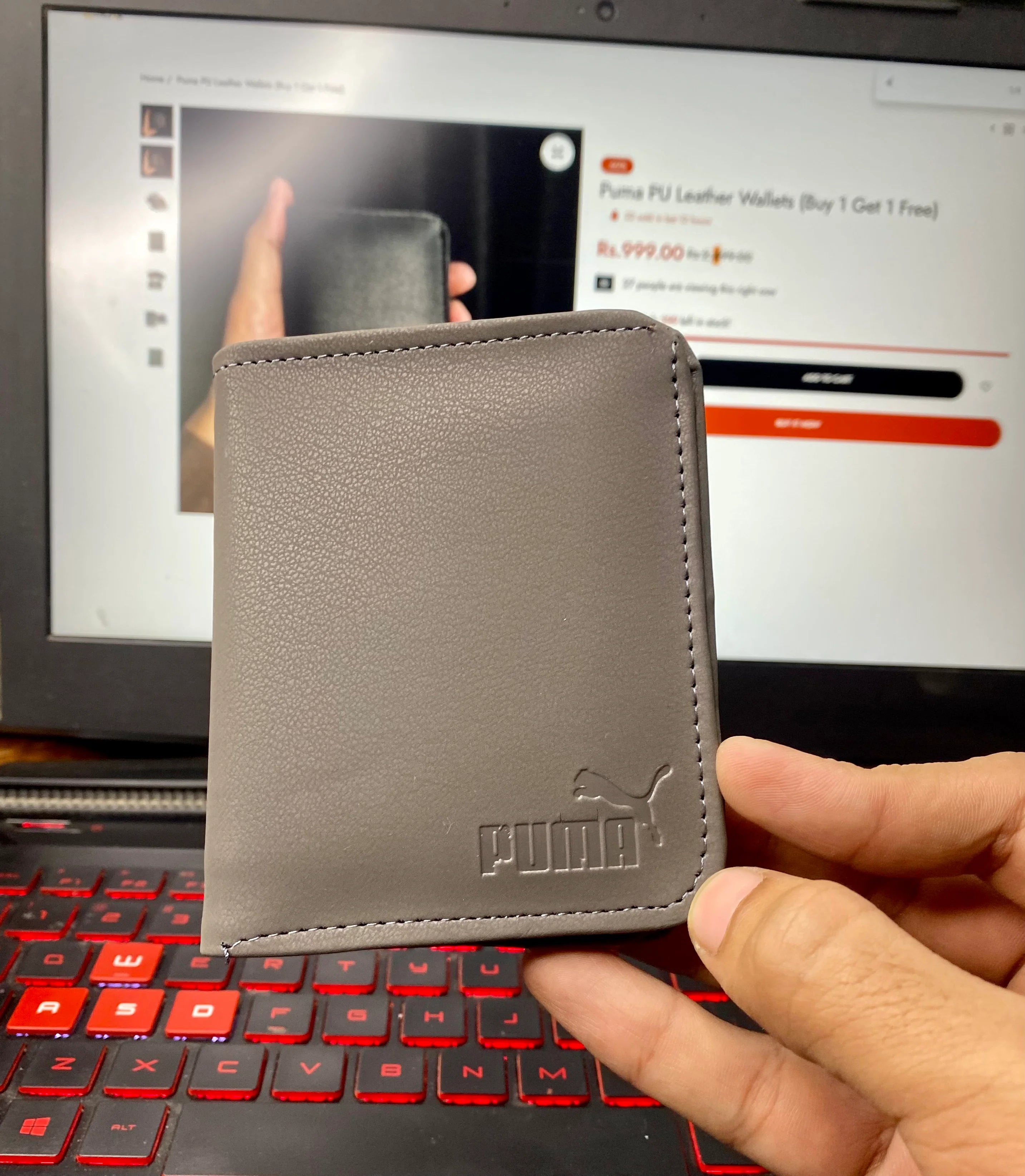 Leather Wallets (Buy 1 Get 1 Free)