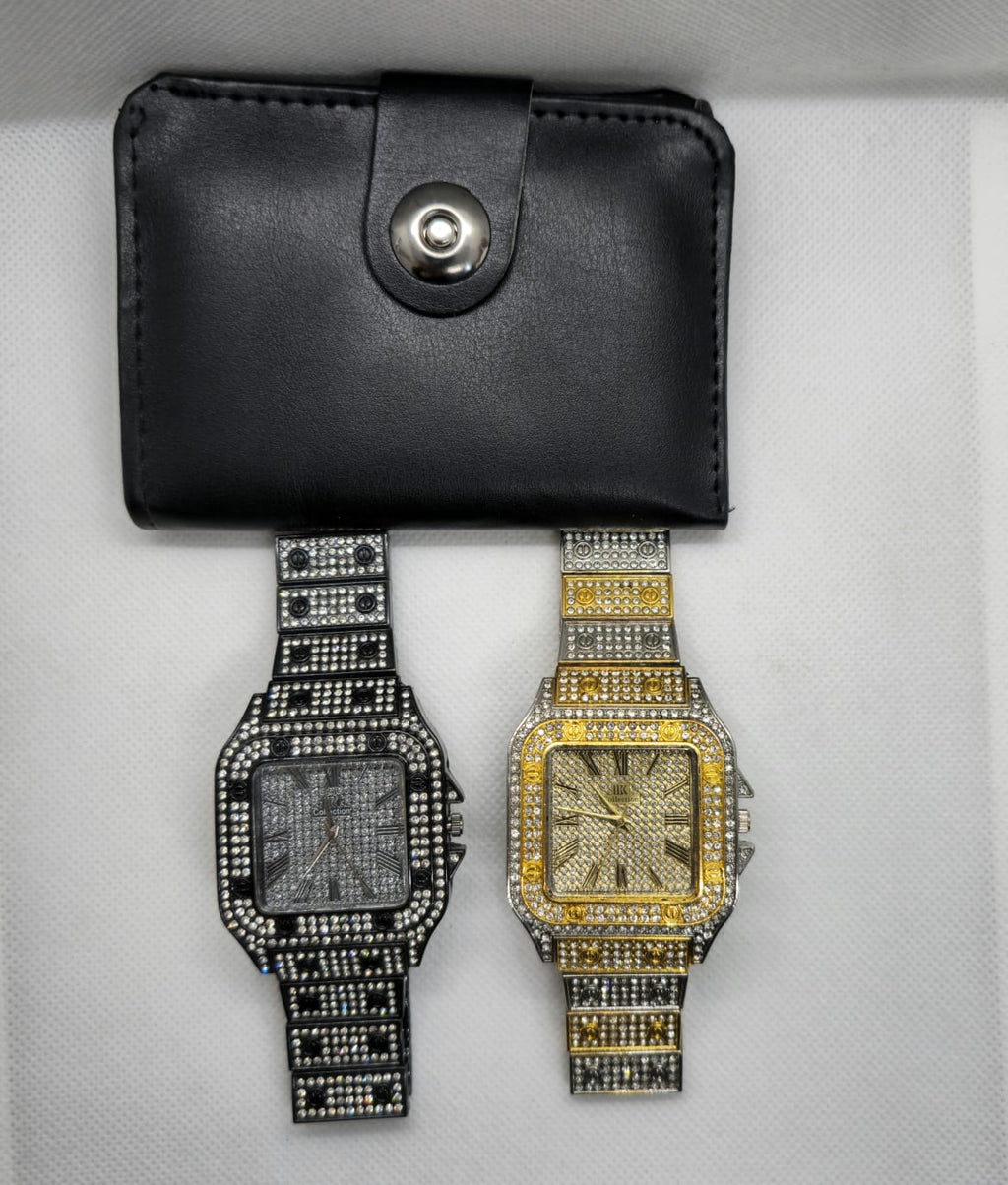 Fashion Watch & Wallet Combo